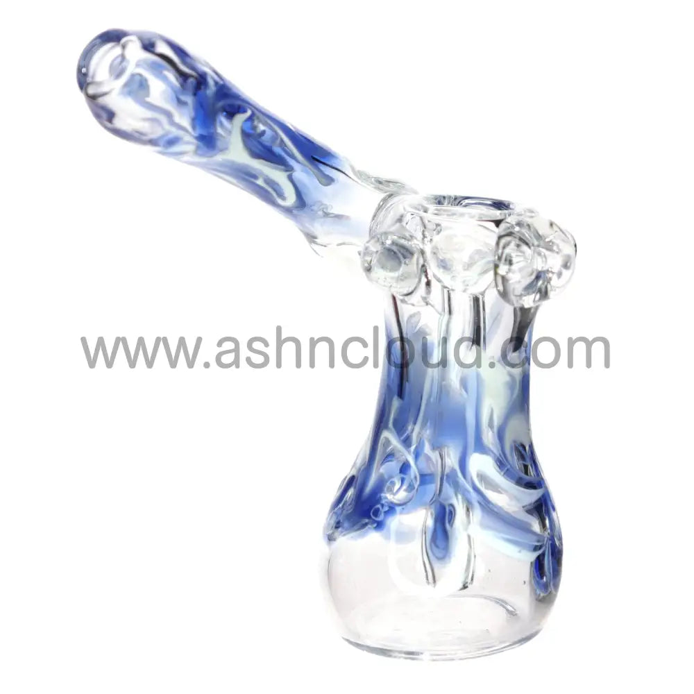 7 In - Usa Made Heavy Glass Bubbler Sidecar