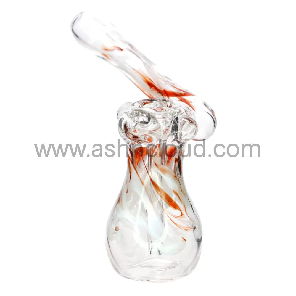 7 In - Usa Made Heavy Glass Bubbler Sidecar