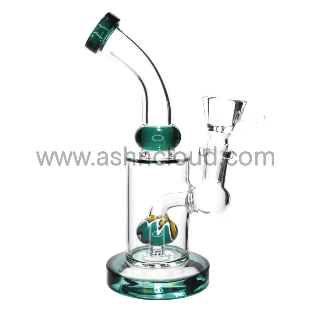 7 In - Vent Neck Wig Wag Glass Mini Bong