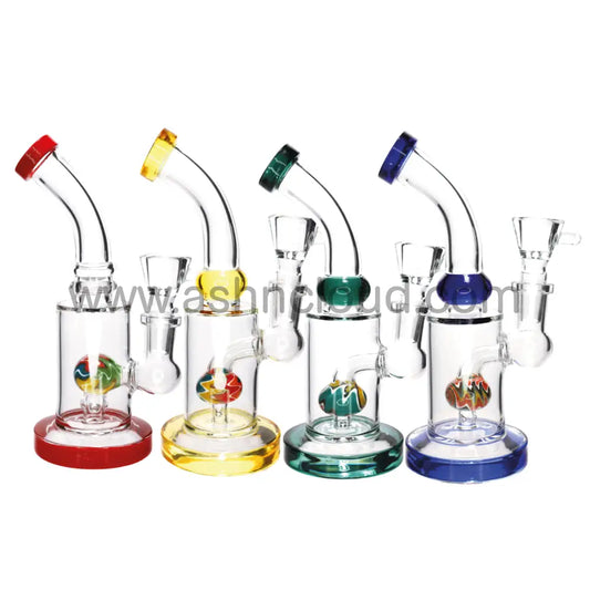 7 In - Vent Neck Wig Wag Glass Mini Bong