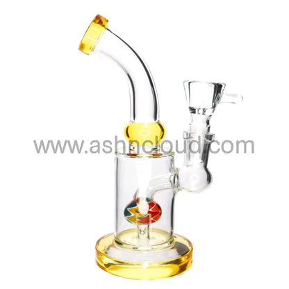 7 In - Vent Neck Wig Wag Glass Mini Bong