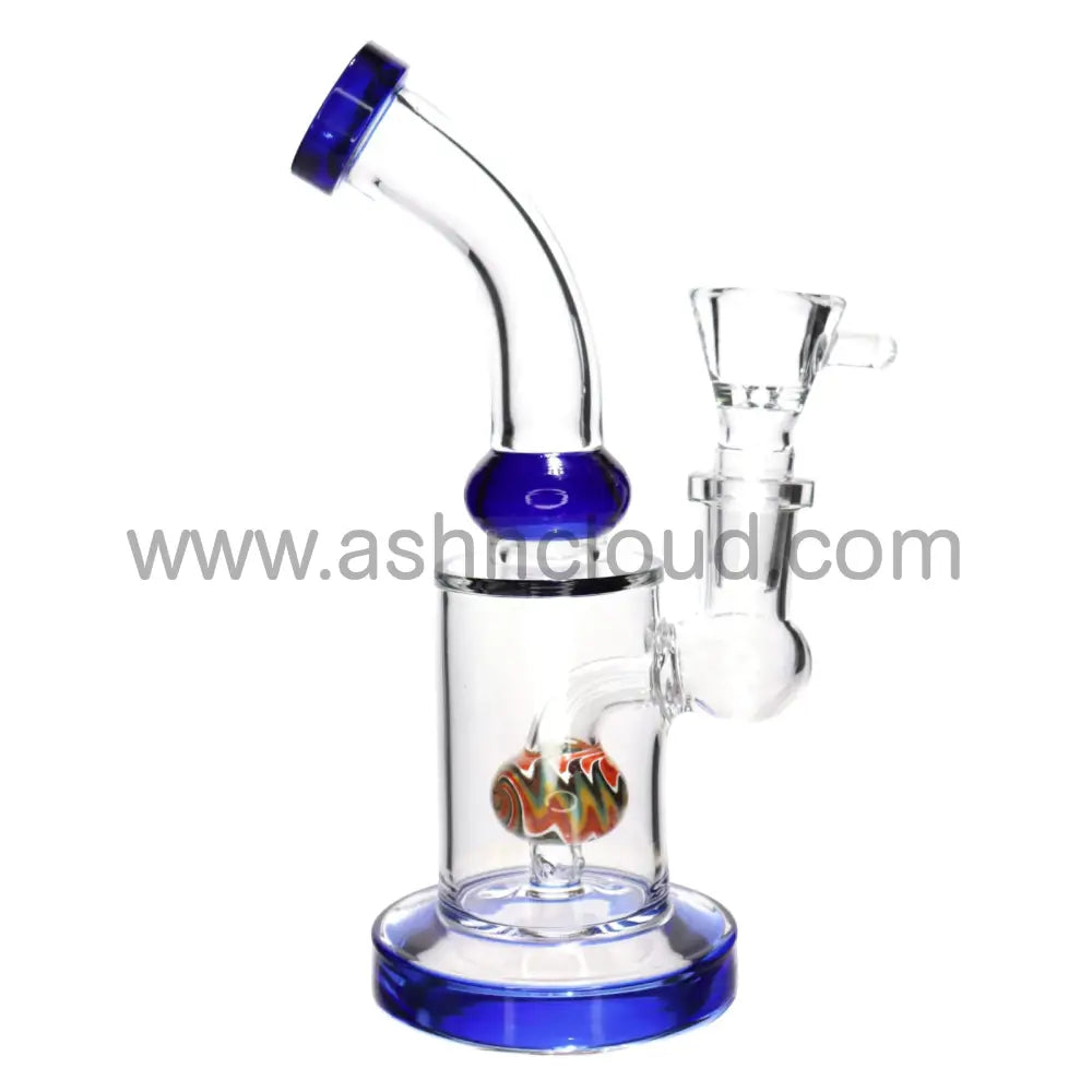 7 In - Vent Neck Wig Wag Glass Mini Bong