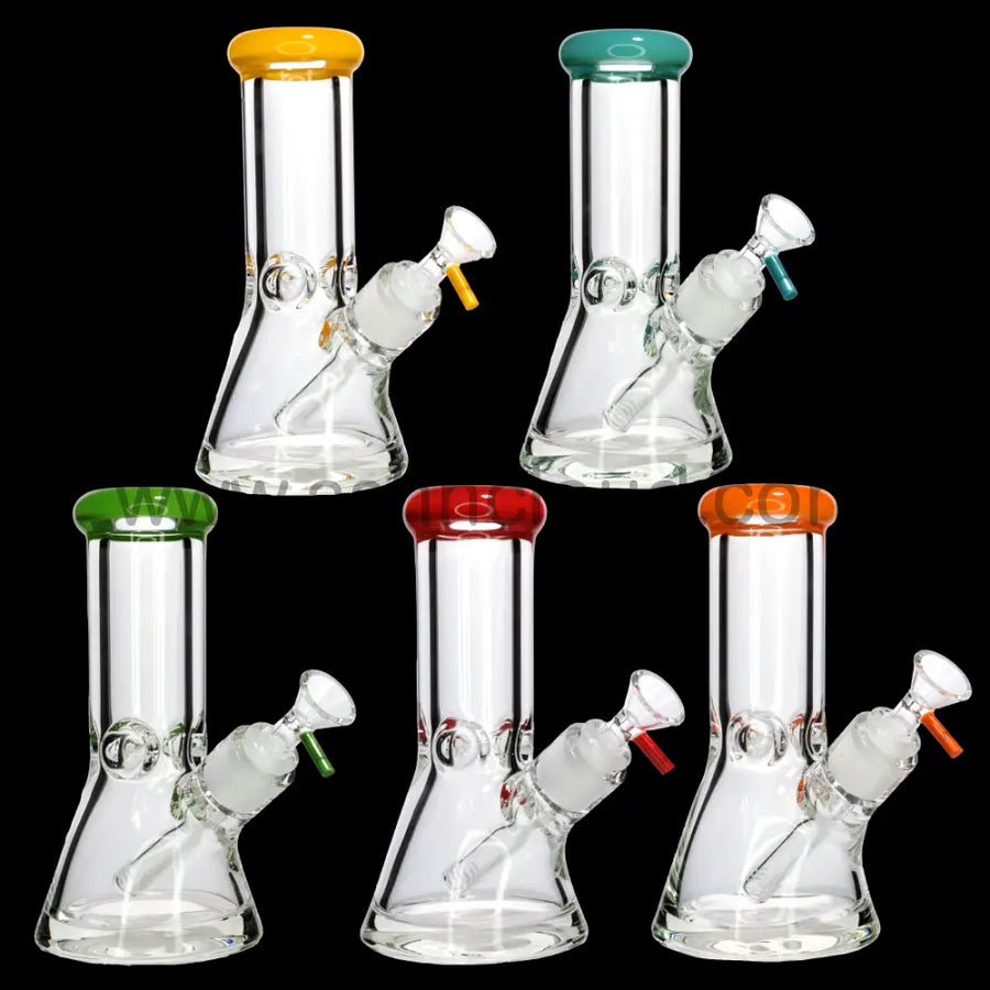 8 Inch 9mm USA Color Straight Bong