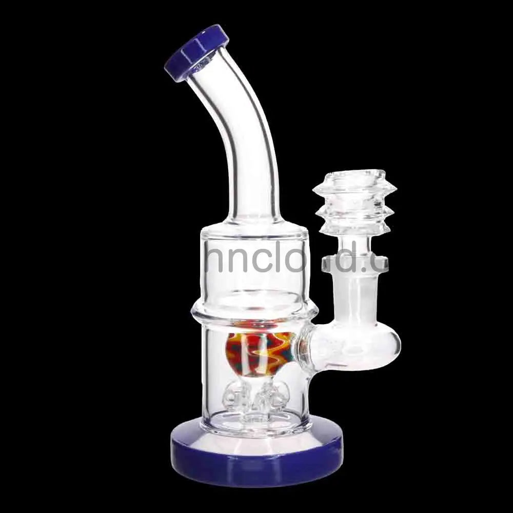 7’’ Recycler Rig with Wig Wag Perc | Wholesale Glass