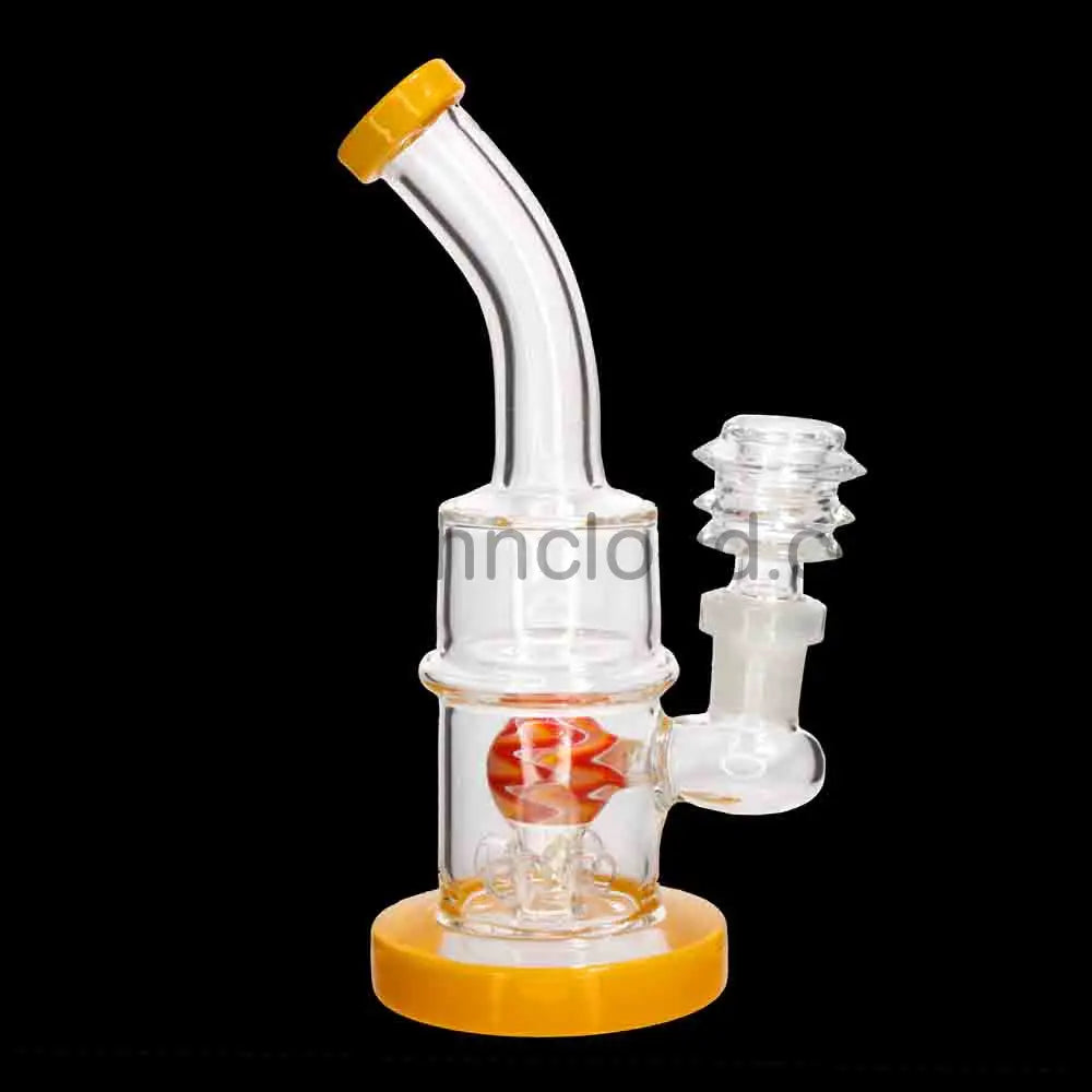 7’’ Recycler Rig with Wig Wag Perc | Wholesale Glass