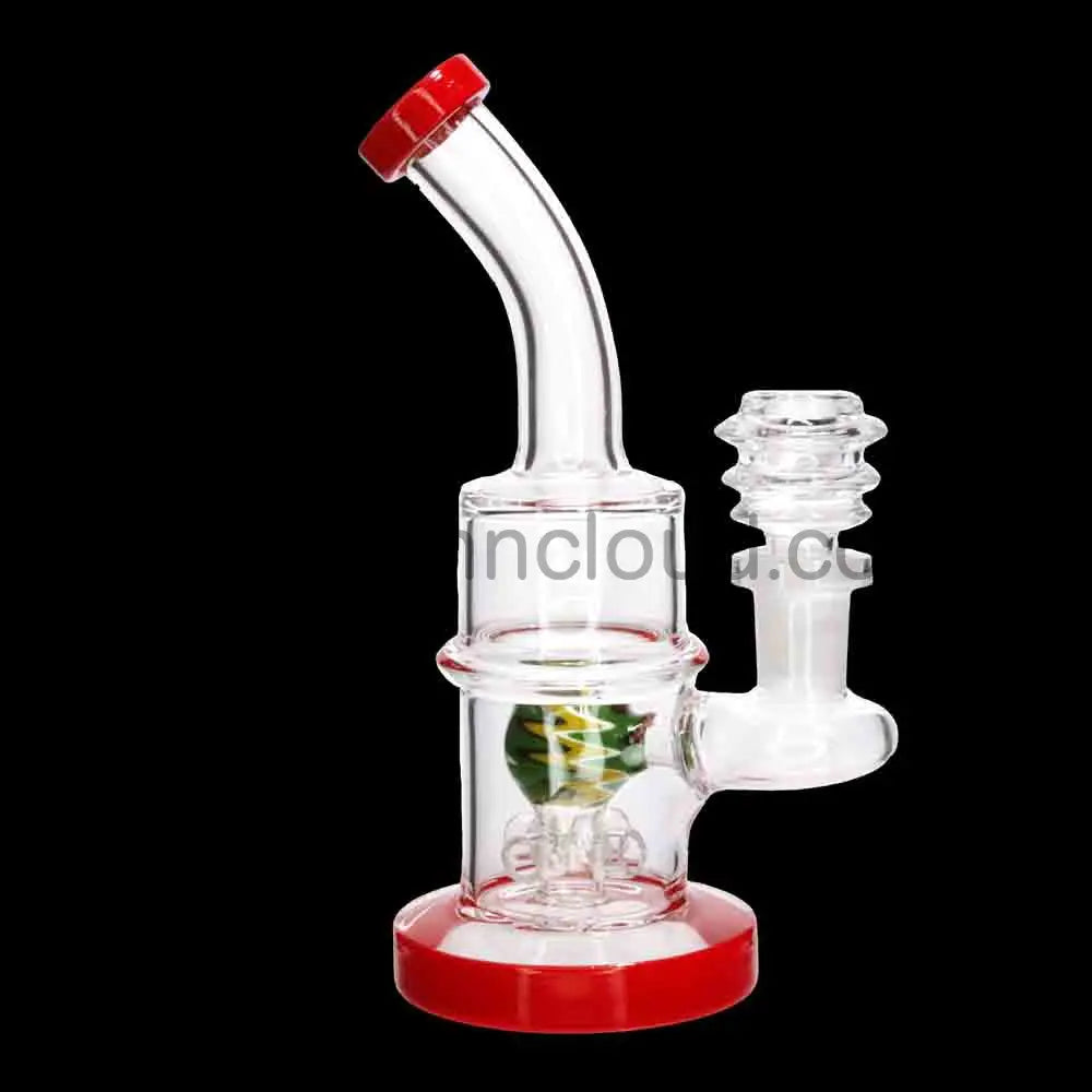 7’’ Recycler Rig with Wig Wag Perc | Wholesale Glass
