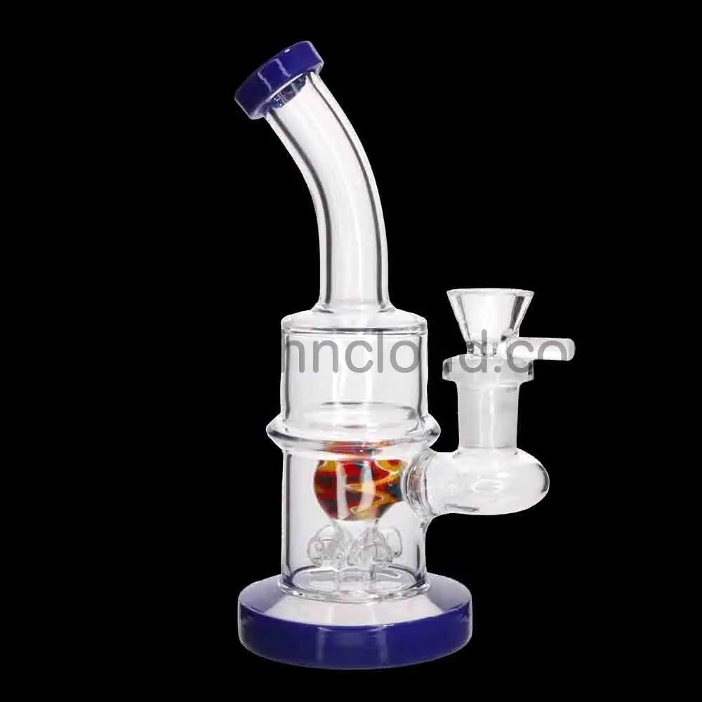 7’’ Recycler Rig with Wig Wag Perc | Wholesale Glass