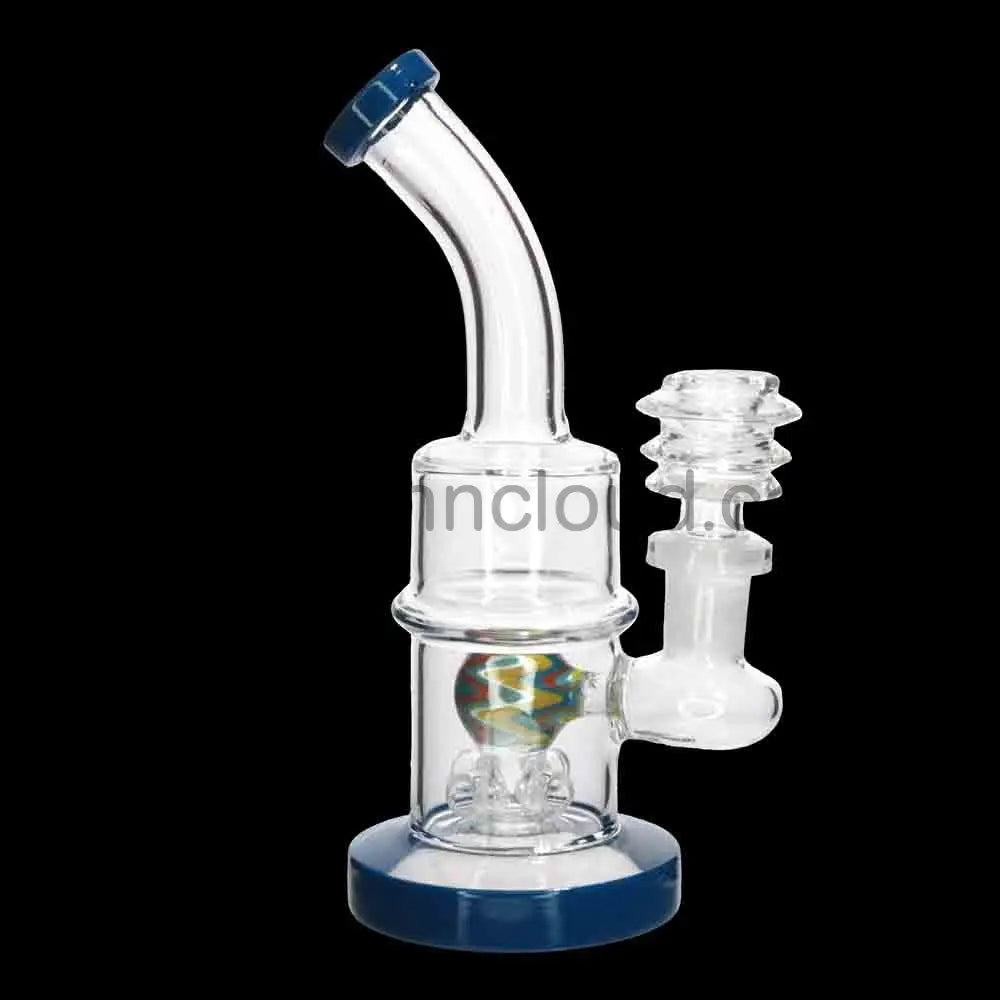 7’’ Recycler Rig with Wig Wag Perc | Wholesale Glass