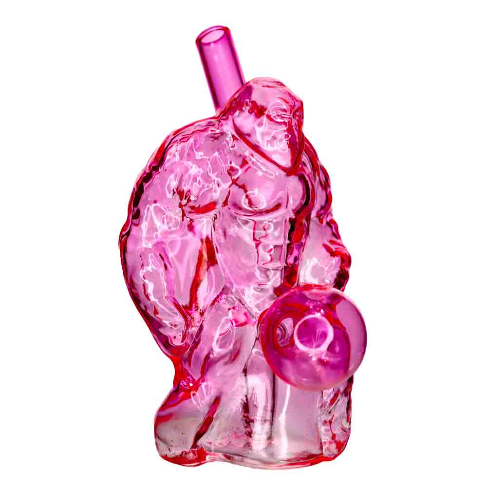 Wholesale Gorilla Shape Glass Oil Burner Water Pipe – 6 Inch Novelty Bong
