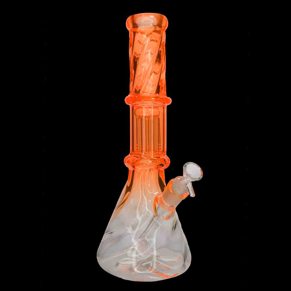 NEW 15 Inch Color Beaker Bong – 1 Chamber | Wholesale Glass | Ashncloud