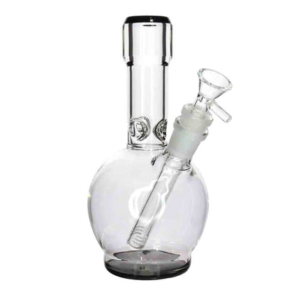 8" Color Base Glass Bong with Diffused Downstem – Wholesale Water Pipe