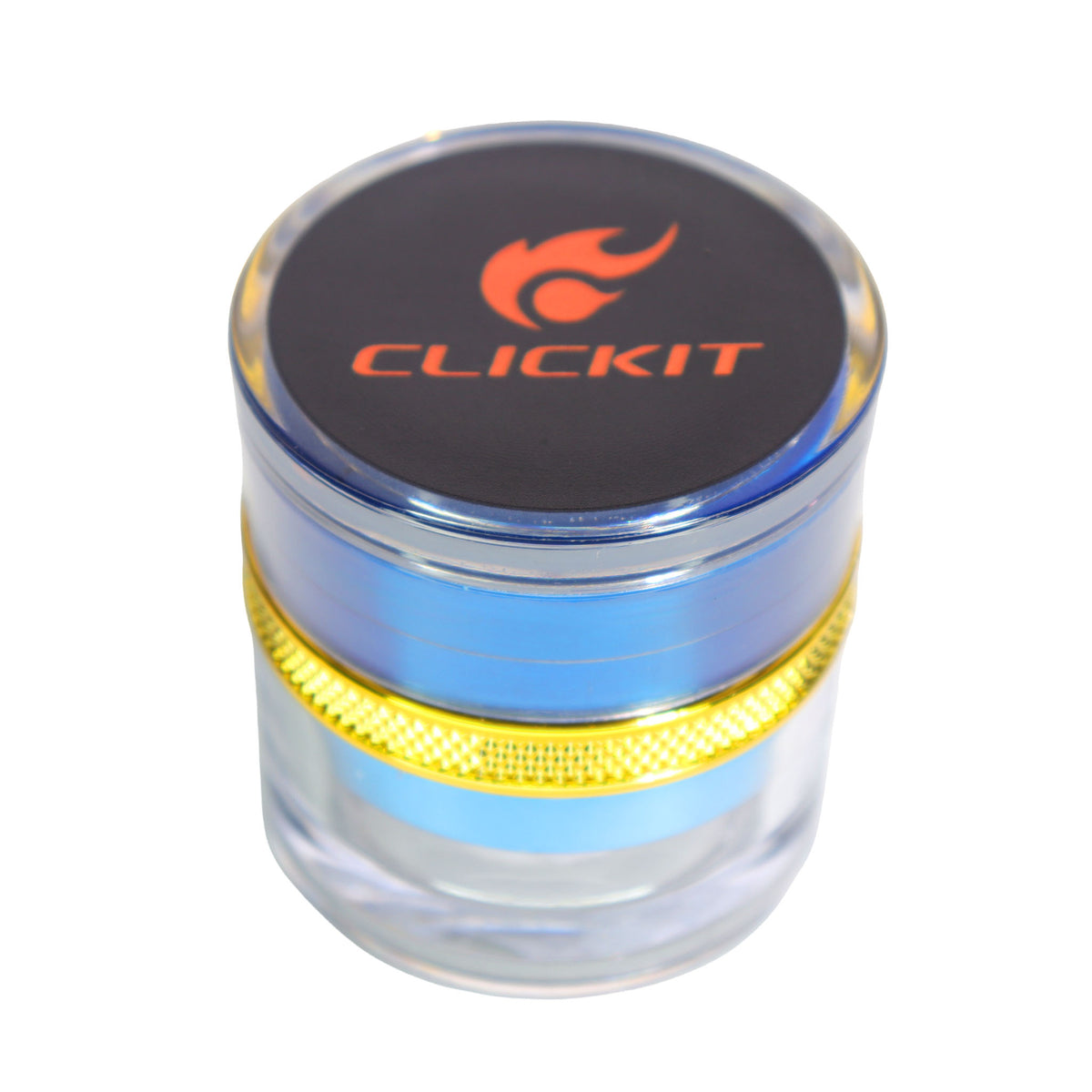 6 pcs – CLICKIT 2.5-Inch Metallic Gold Belt Grinders, Assorted Colors Wholesale | MG-010