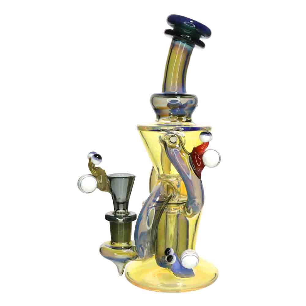 9" Snail Fancy Glass Water Pipe | Unique Artistic Design