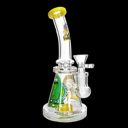 8’’ Cartoon Graphic Glass Bong with Internal Perc – Wholesale Water Pipe