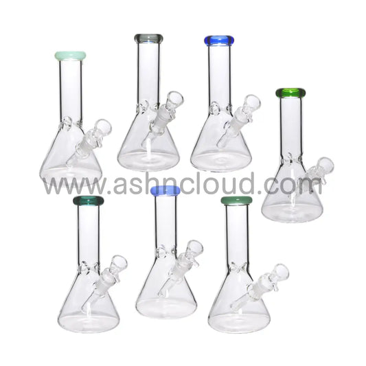 8 In - Clear Glass One-Tone Mini Bong