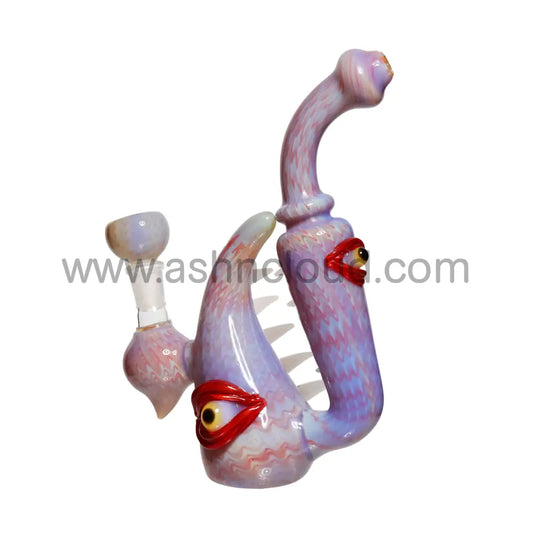 8 In - Exotic Monster Bubbler Glass Pipe