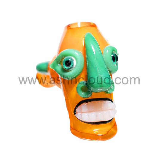 8 In - Fancy Hammer Monster Head Glass