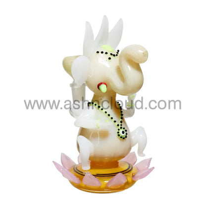 8 In - Fancy Monster Elephant Glass Bubbler