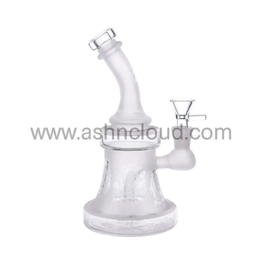 8 In - Frozen Bent Neck Glass Bong