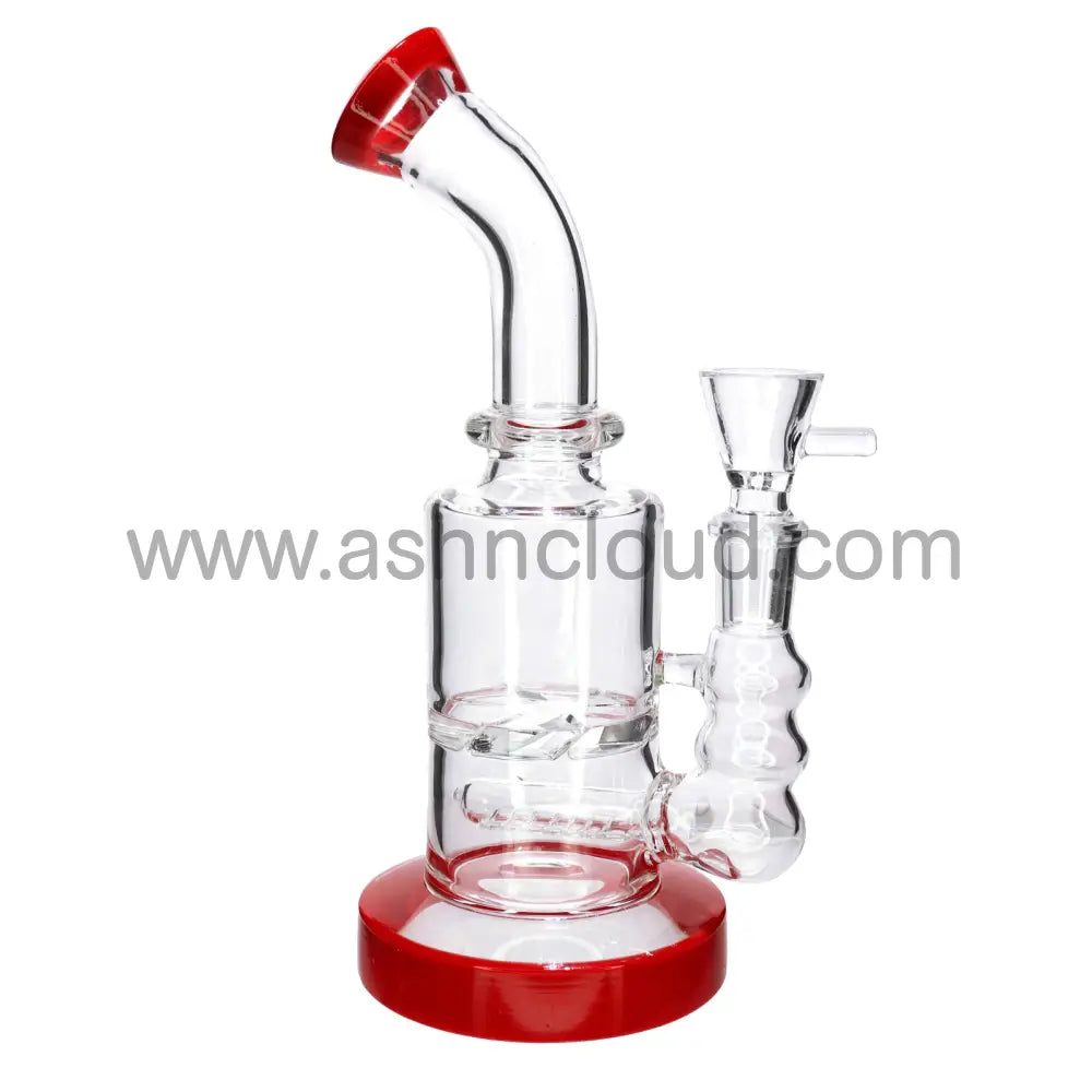 8 in - Glass Bong Classic Twist Perc