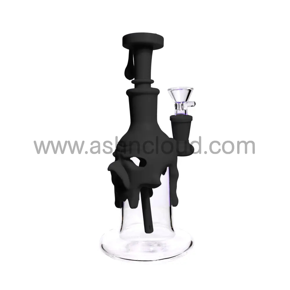 8 In - Glass Bong Silicone Badass Showerhead