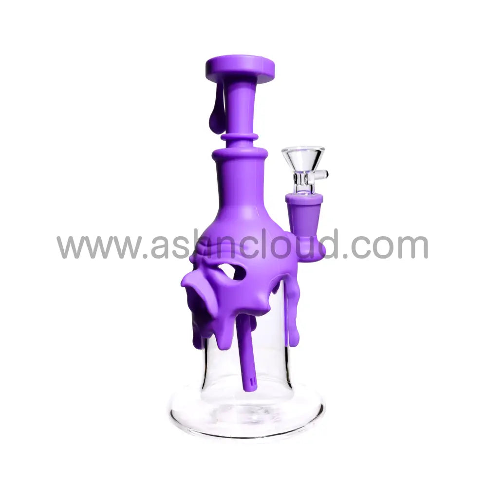 8 In - Glass Bong Silicone Badass Showerhead