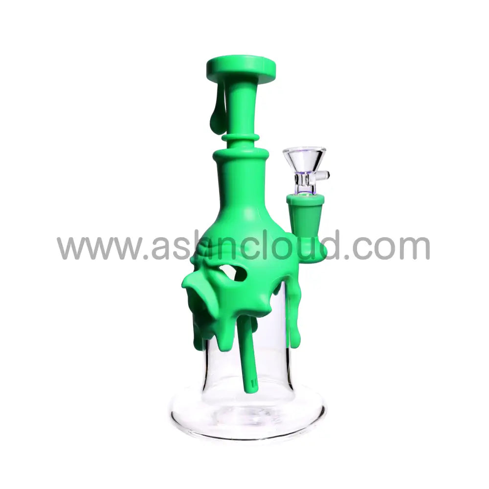 8 In - Glass Bong Silicone Badass Showerhead