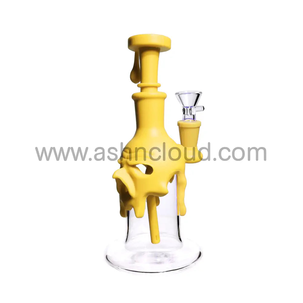 8 In - Glass Bong Silicone Badass Showerhead