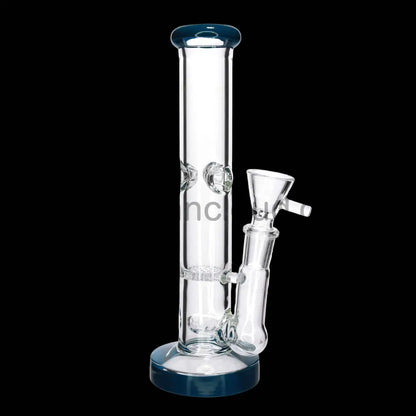 8 in - Glass Bong Straight 1 Honeycomb One Color Top