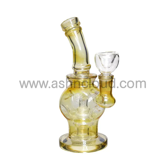 8 In - Golden Ball Glass Mini Bong