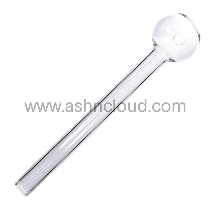 8 Inch Heavy Oil Burner Pipe, Clear Borosilicate