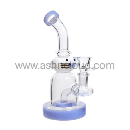 8 In - Kitten Handle Slime Colors Mini Glass Bong