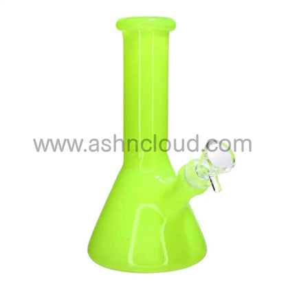 8 in - Milky Glass Beaker Bong