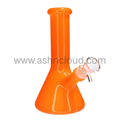 8 in - Milky Glass Beaker Bong