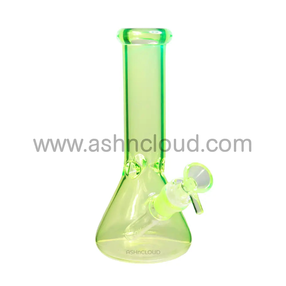 8 in - Multicolor Glass Beaker Bong