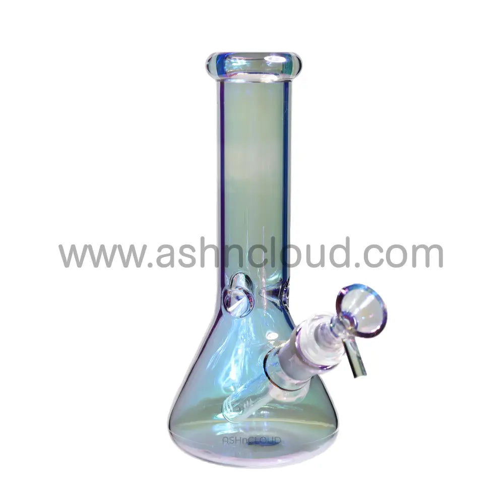 8 In - Multicolor Glass Beaker Bong