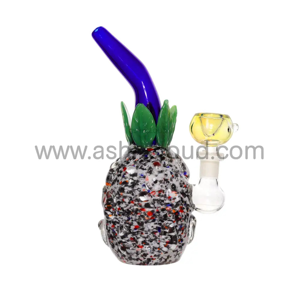 8 In - Multicolor Pineapple Glass Bong