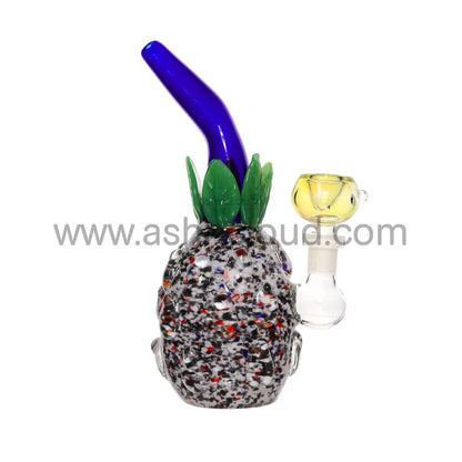 8 In - Multicolor Pineapple Glass Bong