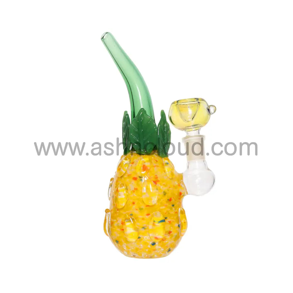 8 In - Multicolor Pineapple Glass Bong