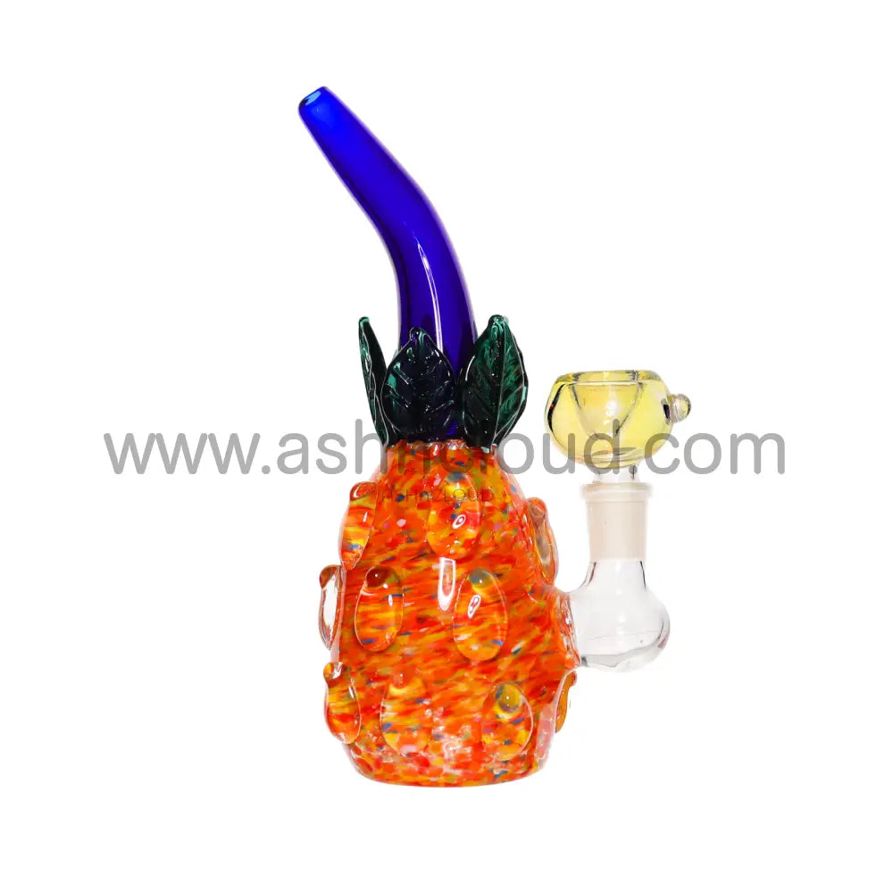 8 In - Multicolor Pineapple Glass Bong