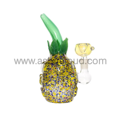 8 In - Multicolor Pineapple Glass Bong