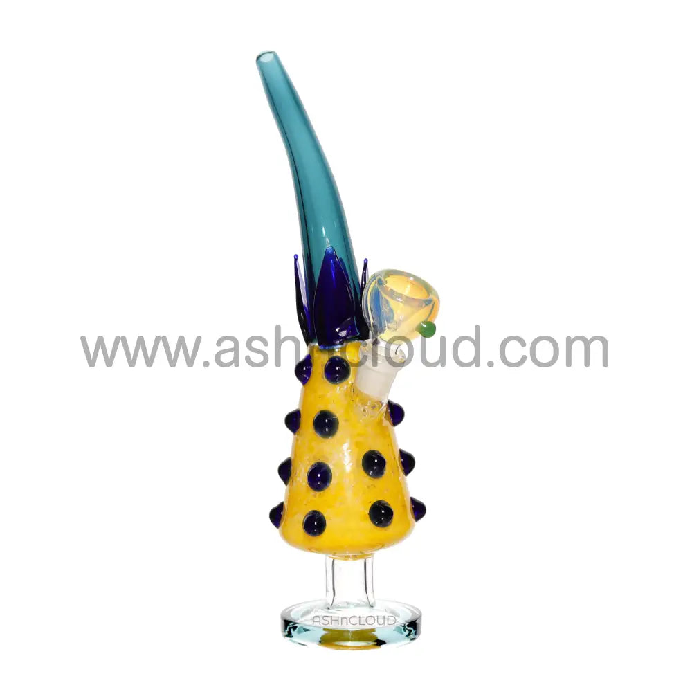 8 In - Pinneapple Multicolors Beaker Glass Bong