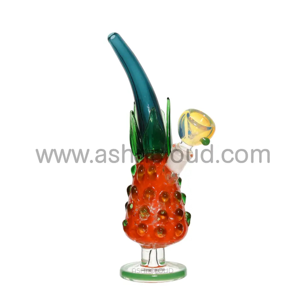 8 In - Pinneapple Multicolors Beaker Glass Bong