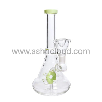 8 In - Ring Perc Color Glass Bong