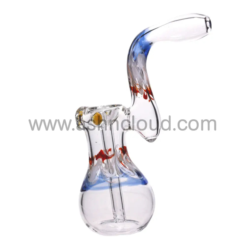 8 In - Usa Made Bubbler Heavy Glass