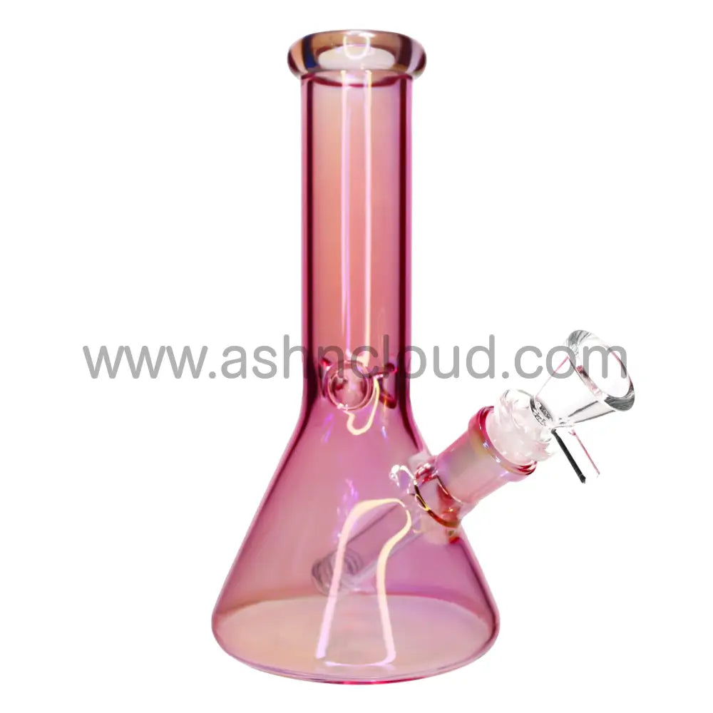 8 In - Uv Multicolor Glass Beaker Bong