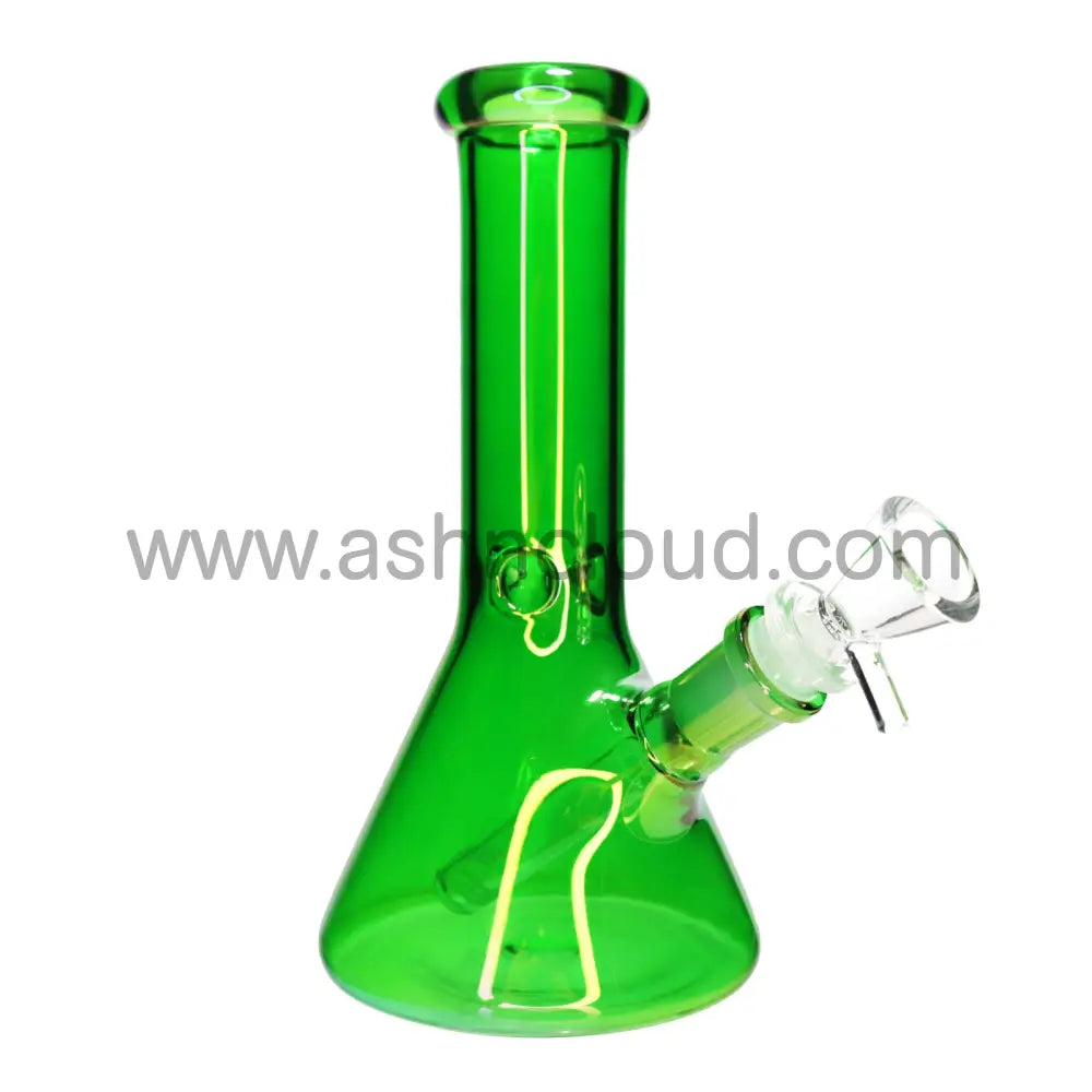 8 In - Uv Multicolor Glass Beaker Bong