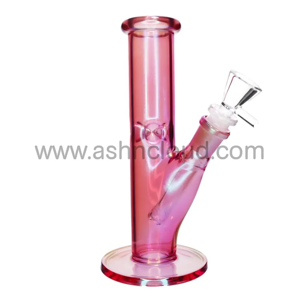 8 In - Uv Multicolor Glass Straight Bong