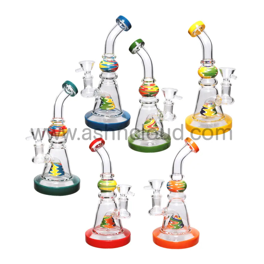 8 Inch Wig Wag Cone Mini Glass Bong