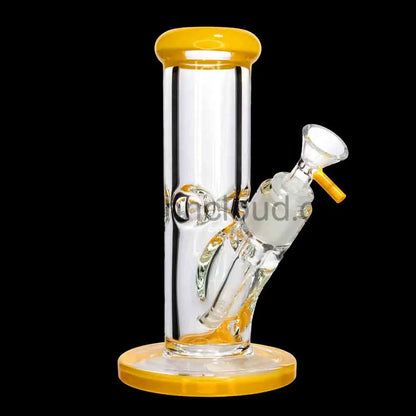 8 Inch 9mm USA Color Straight Bong Best Seller – Super Thick Glass | Wholesale Ashncloud